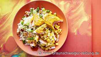 Gold für die Abwehr: Kurkumalachs mit Ananassalsa