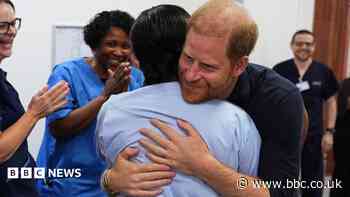 Prince Harry gets UK trip back on track with hospital visit