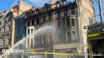 Historic building wrecked in major blaze on Edinburgh's Princes Street