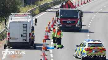 Man charged after highways worker killed on M23