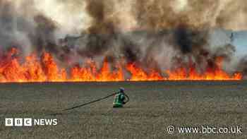 Firefighters urge people to stay safe as heat builds