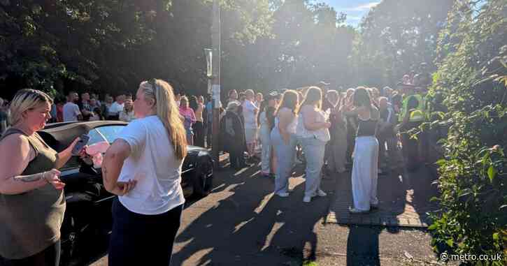 Protests as crowd try to force alleged sex attacker out of flats