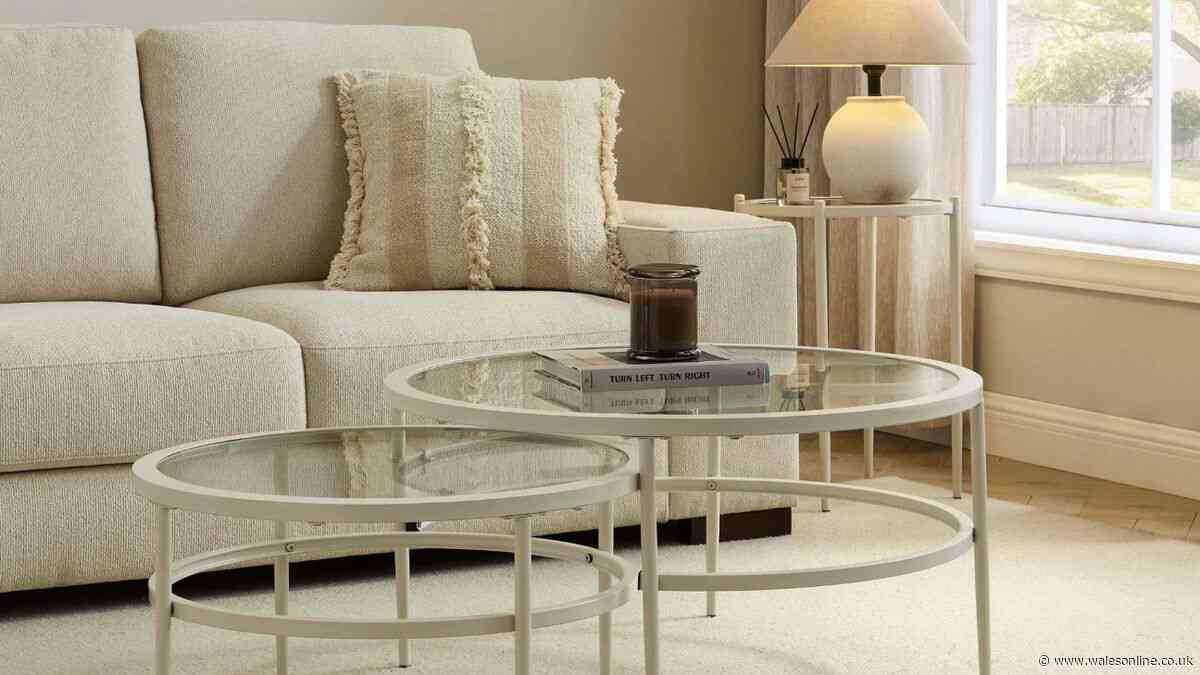 Dusk two-in-one nesting tables 'functional and stylish' and £52 off in the sale