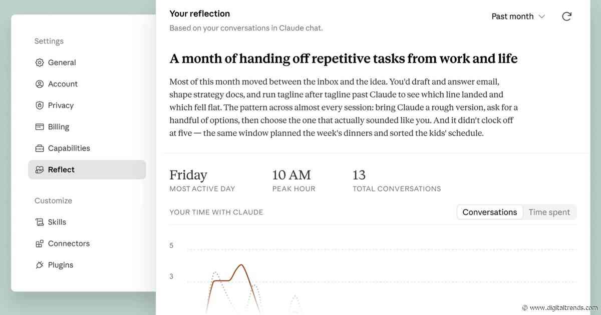 Claude Reflect is here. It’s your usual yearly Wrapped, but with Anthropic’s AI