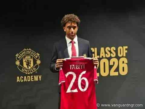 Meet Nigeria-eligible defender, Idris Fabiyi who signed for Manchester United
