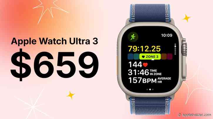 Amazon's $659 Apple Watch Ultra 3 deal is about to sell out, grab the discount now