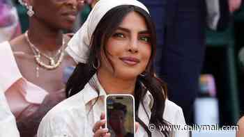 Priyanka Chopra FaceTimes husband Nick Jonas from Wimbledon's Royal Box as she enjoys a day out watching tennis