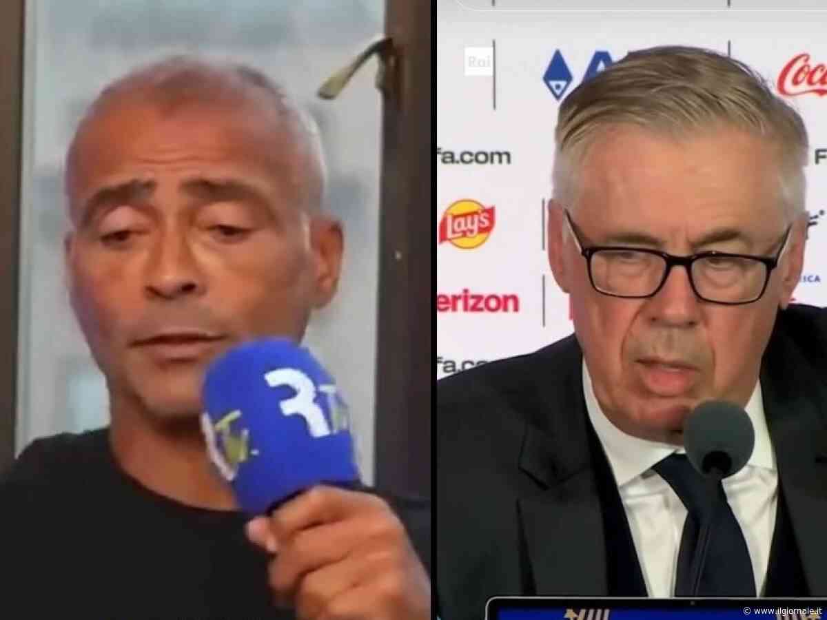 "Se fossi il presidente strapperei il contratto e vaff....", bufera su Ancelotti. L'invettiva di Romario dopo il flop