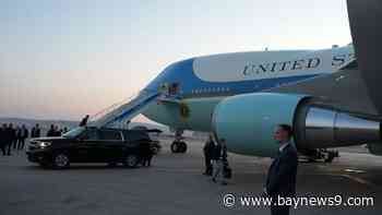 Trump flies partway home from Turkey in an old Air Force One, not the new Qatari-gifted jet