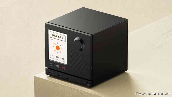 Jsaux doubles down on its Steam Machine e-ink faceplate plans with a dot matrix version and a panel that looks like my weird 2000s Hi-Fi PC