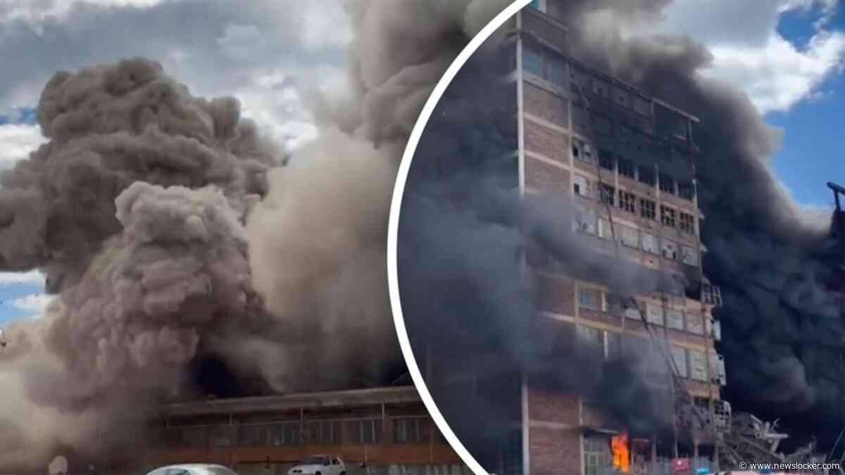 Gigantische vuurzee verwoest historisch gebouw in Tsjechië
