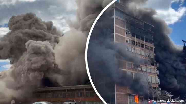 Gigantische vuurzee verwoest historisch gebouw in Tsjechië