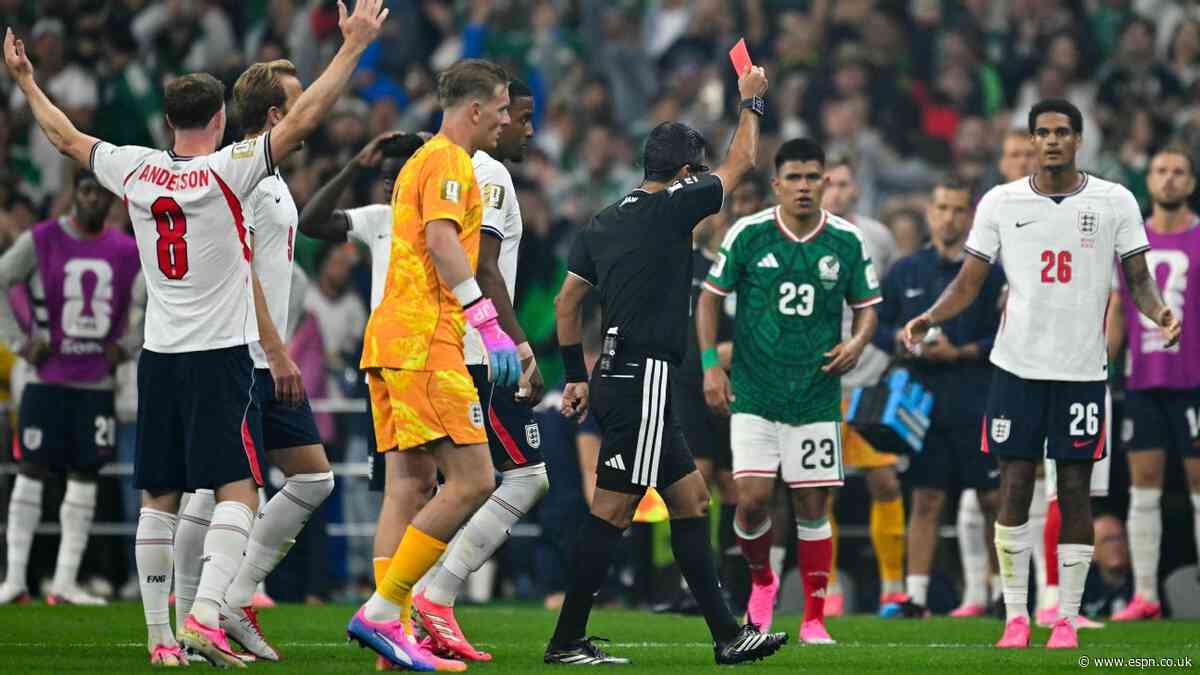 England's Quansah gets 2-game ban for Ro16 red