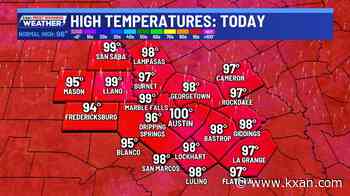 Hot Thursday, isolated rain chances return Friday