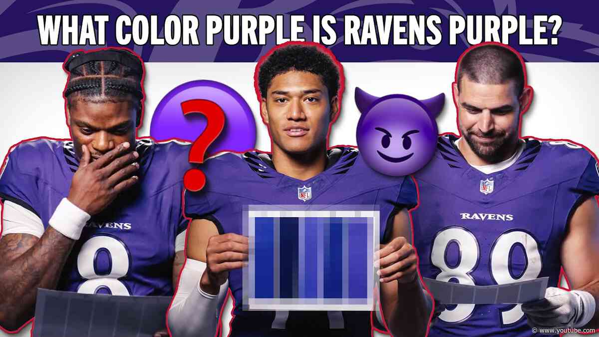 Lamar Jackson, Kyle Hamilton Guess Which Purple Is Ravens Purple | Ravens Superlatives