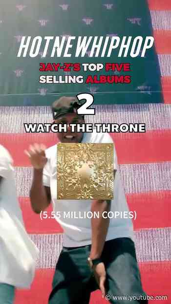 Jay-Z's highest-selling albums of all time by total copies sold 📈🔥
