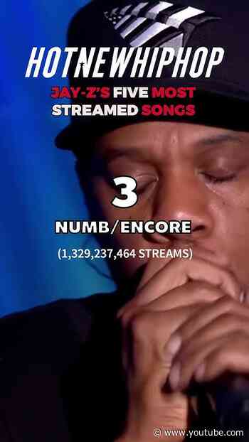 Revealing Jay-Z's top five most-streamed songs of all time 📈👀