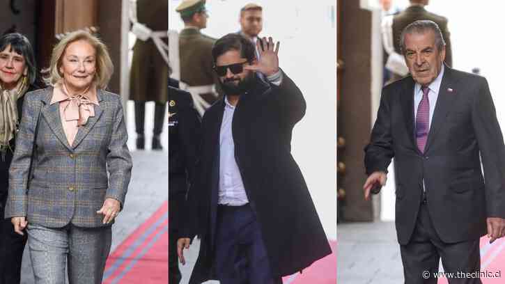 Boric vuelve a La Moneda junto a Frei y familia de Piñera y Aylwin