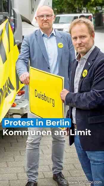 Protest-Konvoi des Aktionsbündis „Für die Würde unserer Städte”