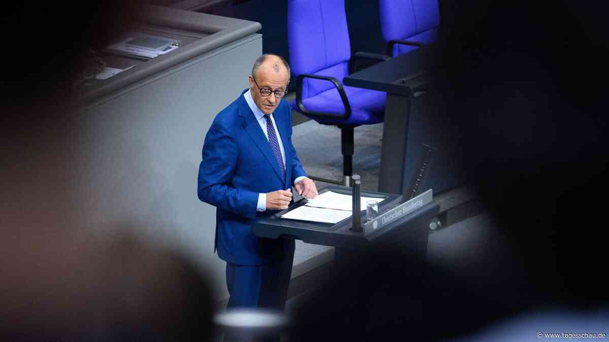 Regierungserklärung von Merz: Ein Treuebekenntnis vor der Sommerpause
