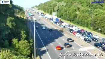 Huge M5 queues as crash causes delays of over an hour - updates