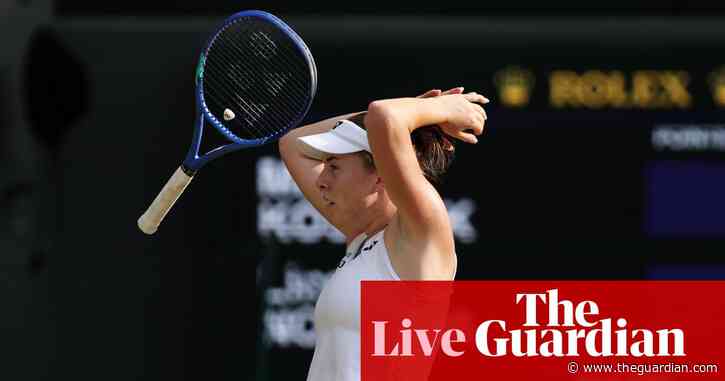 Wimbledon 2026: Muchova beats Gauff in thriller to set up all-Czech final with Noskova – as it happened