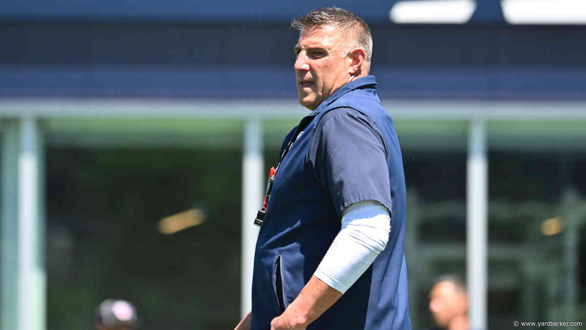 Mike Vrabel ranked behind Dan Campbell as an NFL analyst digs into Lions HC