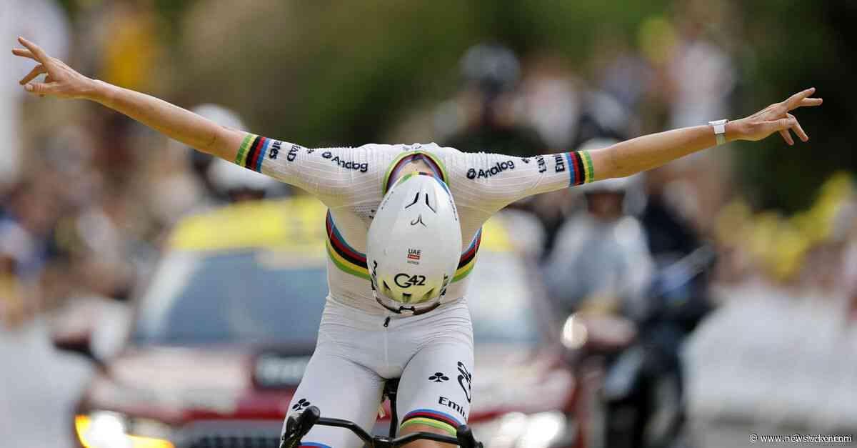 Eén keer valt Pogacar aan op de flanken van de Tourmalet – en de Tour de France lijkt beslist