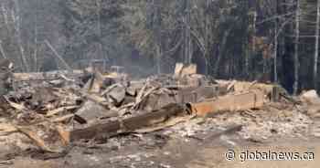 Structures lost, highway still closed as crews battle massive Fraser Canyon wildfires
