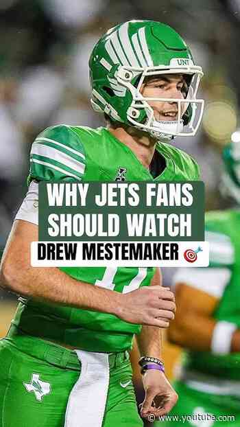Why Jets fans NEED to watch Drew Mestemaker!