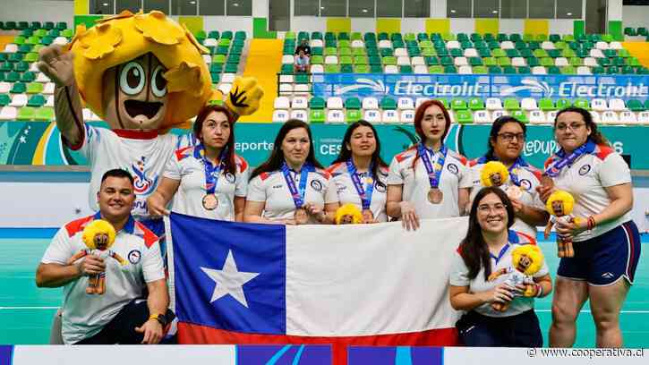 El gólbol femenino ganó la primera medalla colectiva del Team Parachile en Valledupar 2026