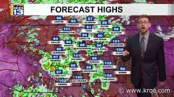 Showers, storms continue with hotter temperatures ahead