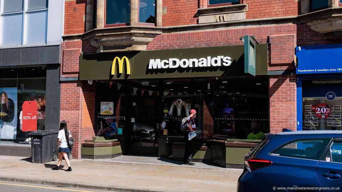 The McDonald's restaurant in Wigan with a one-star hygiene rating