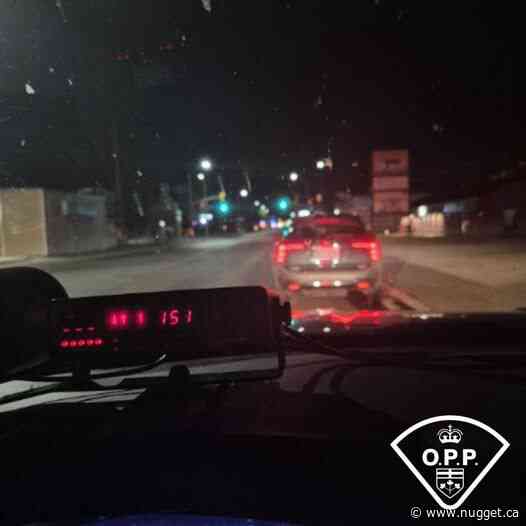 West Nipissing OPP arrest driver for doing 151 km/h in an 80 km/h zone