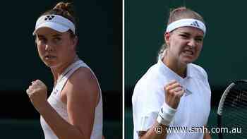 First all-Czech Wimbledon final locked in as Hewitt reaches boys’ semi-finals