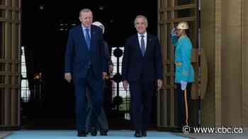 Turkey's president gifted Carney a revolver at NATO summit. Carney gave him maple syrup
