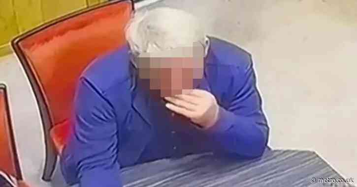 Moment man swallows £35K diamond engagement ring ‘to steal it’