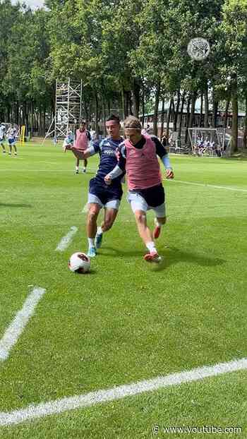 Ending today’s training with some goals and saves 👀