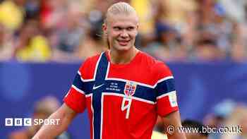 Norway's Haaland says pressure is all on England