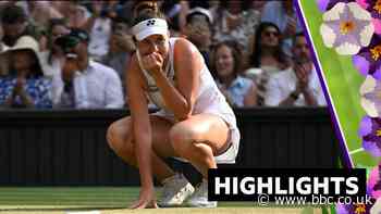 Noskova beats Kostyuk to set up all-Czech Wimbledon women's final