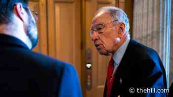 GOP's Grassley privately pressed Patel on expenditures