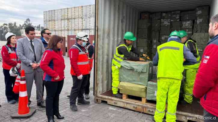 Operativo internacional incauta mercancía para fabricar drogas avaluada en US$ 10 millones en el puerto de San Antonio