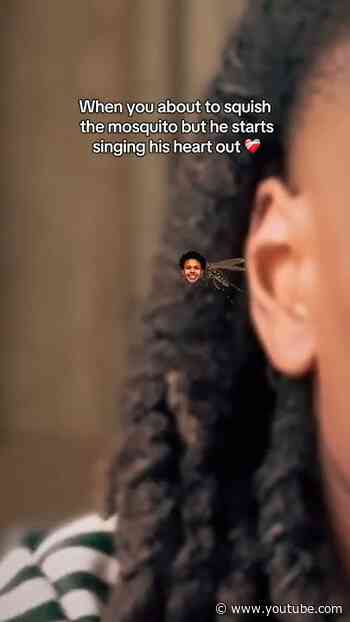 That mosquito... 🪰🎶 | #funny #shorts