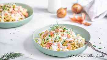 Nudeln mit Lachs-Sahne-Sauce