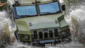 Ukraine's $300,000 Novator armoured vehicle is now remote-controlled... by a PlayStation steering wheel