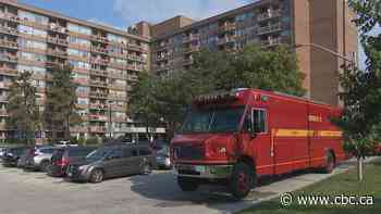 Seniors from 18 units displaced after fire in North York apartment building