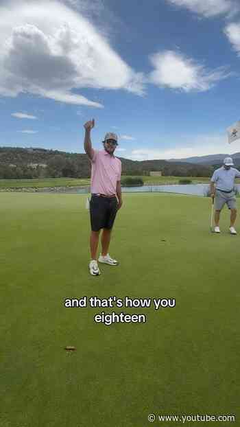 And that’s how you eighteen #FishHuntGolfDrink