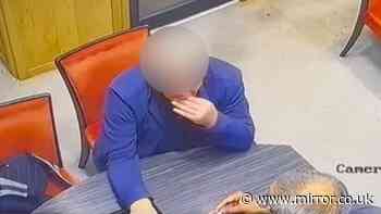 Moment man swallows £35k engagement ring in a bid to 'steal it'