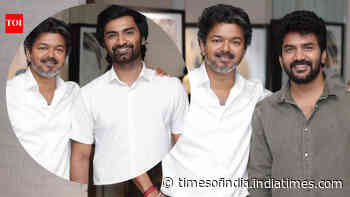 Atharvaa and Kavin meet Tamil Nadu CM Vijay