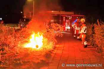Container uitgebrand, vuur snel onder controle